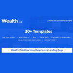 Wealth – Multi-Purpose Landing Page WordPress Theme - Download $4.49