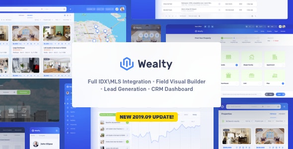 Wealty – Multipurpose Real Estate WordPress Theme