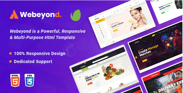 WeBeyond – Multipurpose HTML5 Template Package
