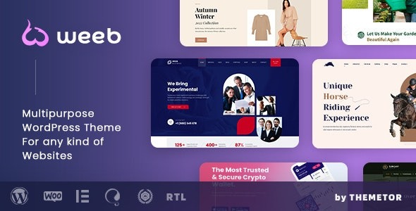Weeb – Multipurpose Elementor Website Builder