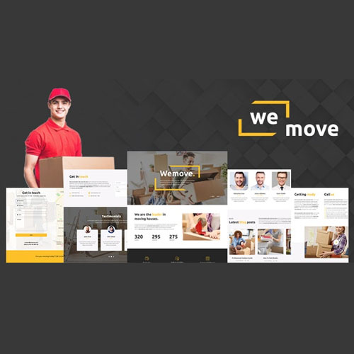 WeMove - Home Moving & Logistic WordPress Theme - Download $4.49