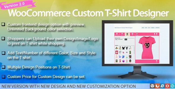 WooCommerce Custom T-Shirt Designer WooCommerce Custom T-Shirt Designer