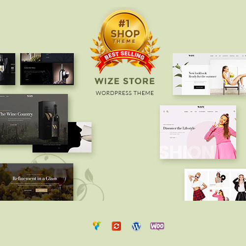 WooCommerce Multipurpose Responsive WordPress Theme - WizeStore - Download $4.49