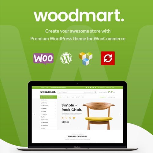 WoodMart - Responsive WooCommerce WordPress Theme - Download $4.49