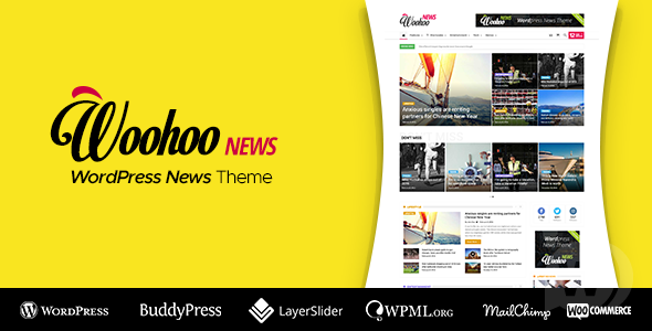 Woohoo Multi-Purpose Newspaper for WordPress