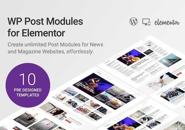 WP Post Modules for Elementor