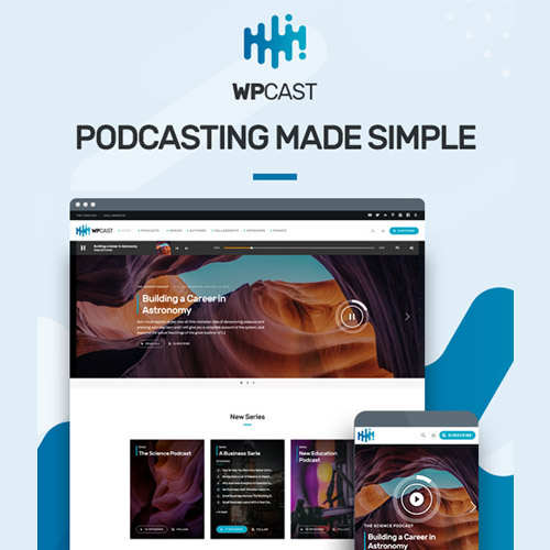 Wpcast - Audio Podcast WordPress Theme - Download $4.49