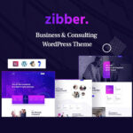 Zibber - Consulting Business WordPress Theme + RTL - Download $4.49
