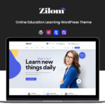 Zilom - Online Education Learning WordPress Theme - Download $4.49