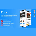 Zota - Elementor Multi-Purpose WooCommerce Theme - Download $4.49